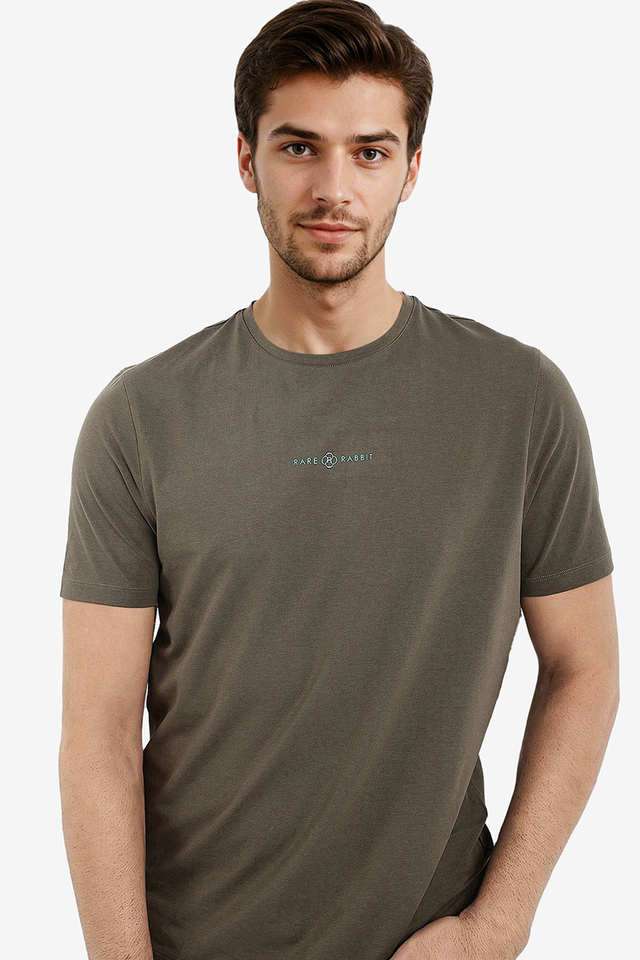 Solid-Cotton-Slim-Fit-Men-T-Shirt