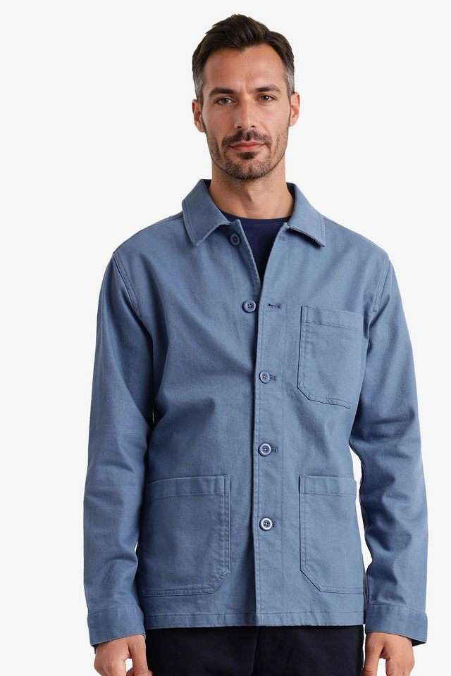 Solid-Blended-Fabric-Regular-Fit-Men-s-Casual-Jacket