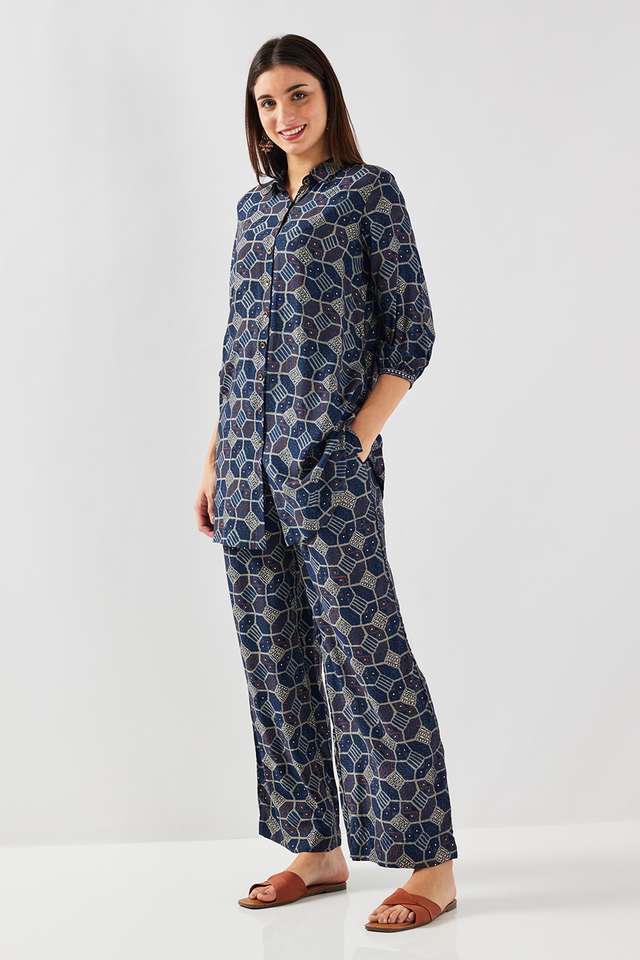 Printed-Muslin-Regular-Fit-Women-s-Co-Ord-Set