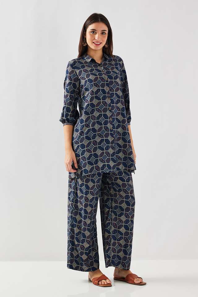 Printed-Muslin-Regular-Fit-Women-s-Co-Ord-Set