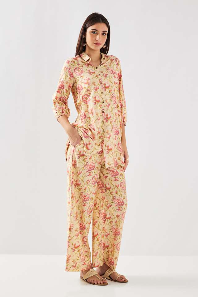 Printed-Muslin-Regular-Fit-Women-s-Co-Ord-Set