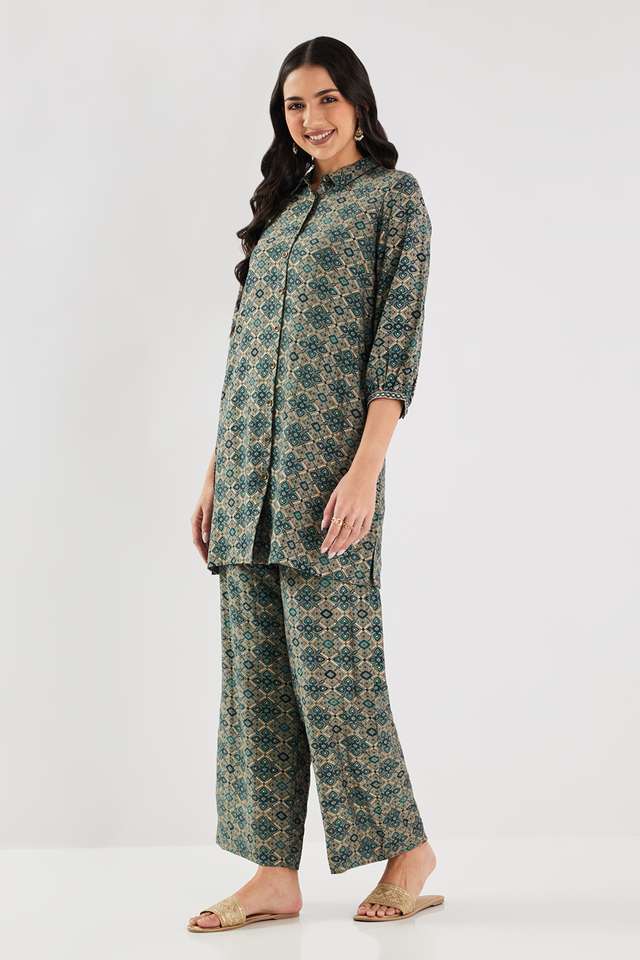 Printed-Blended-Fabric-Regular-Fit-Women-s-Co-Ord-Set