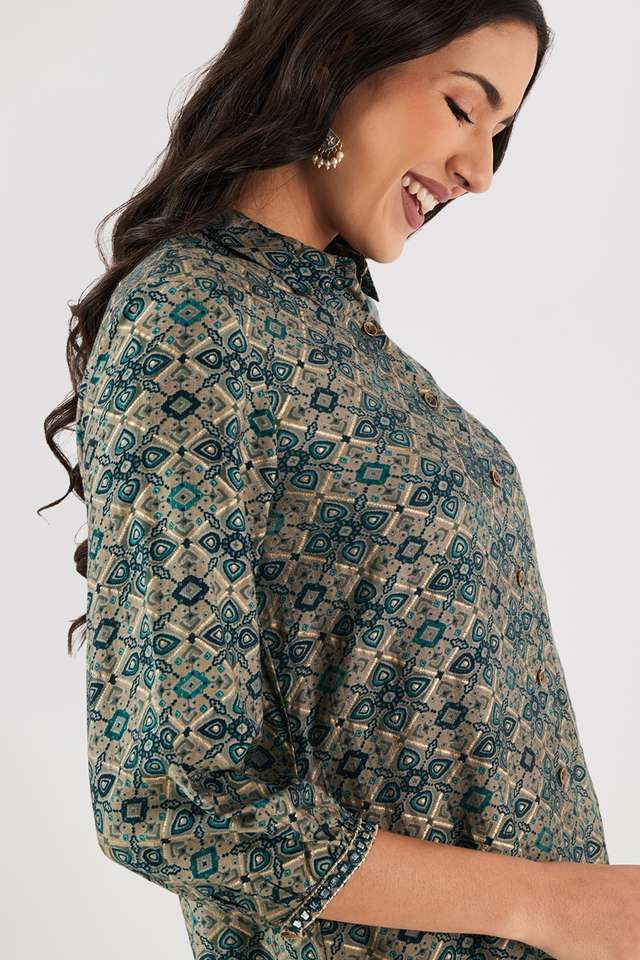 Printed-Blended-Fabric-Regular-Fit-Women-s-Co-Ord-Set