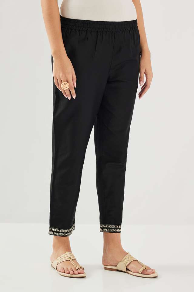 Solid-Viscose-Straight-Fit-Women-s-Palazzos