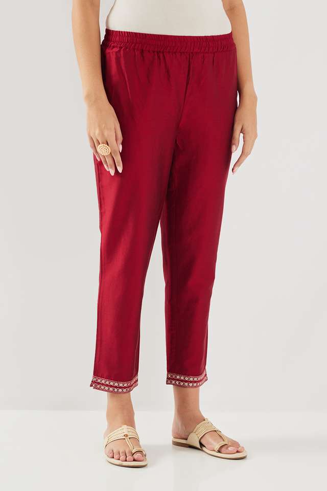 Solid-Viscose-Straight-Fit-Women-s-Palazzos