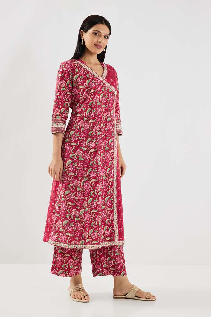 Printed-Blended-Fabric-Straight-Fit-Women-s-Palazzos