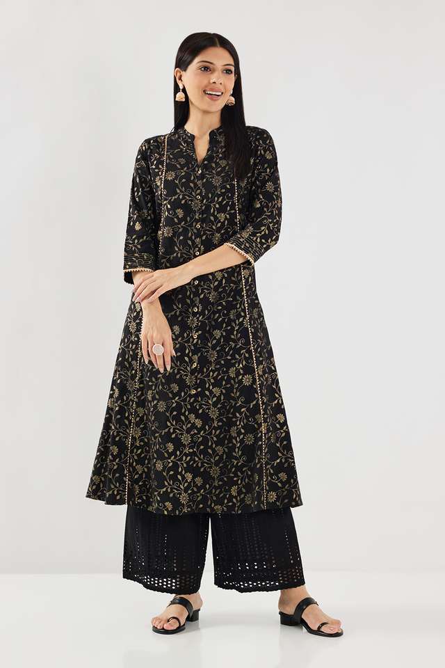 Schiffli-Blended-Fabric-Straight-Fit-Women-s-Palazzos