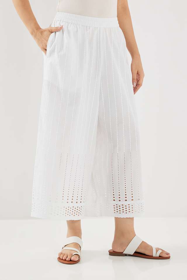 Schiffli-Blended-Fabric-Straight-Fit-Women-s-Palazzos