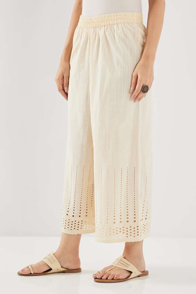 Schiffli-Blended-Fabric-Straight-Fit-Women-s-Palazzos