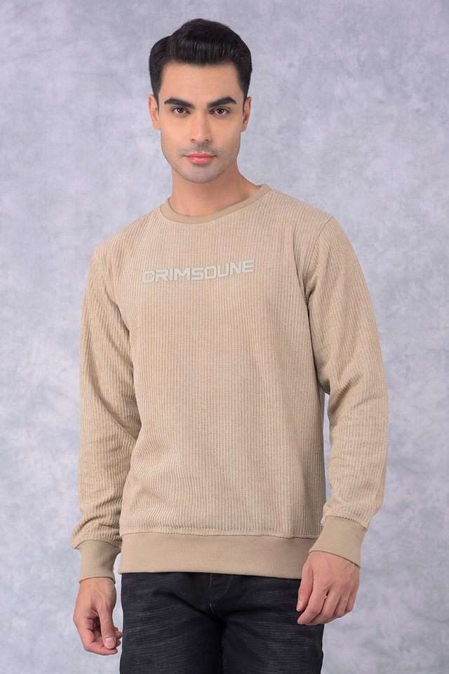 Solid-Polyester-Round-Neck-Men-s-Sweatshirt
