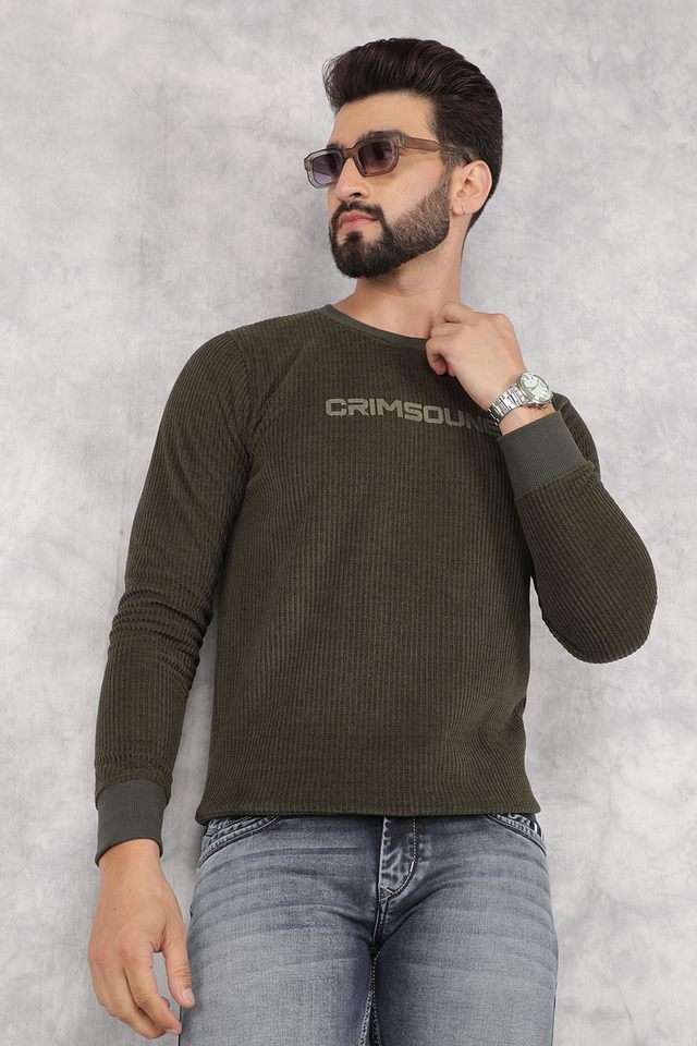 Solid-Polyester-Round-Neck-Men-s-Sweatshirt