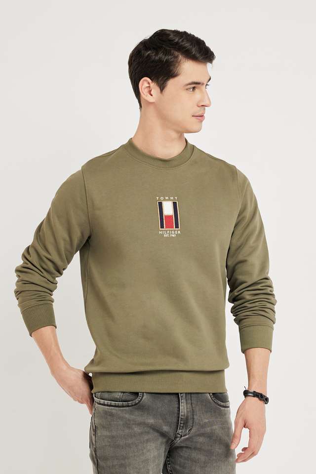 Solid-Cotton-Regular-Fit-Men-Sweatshirt