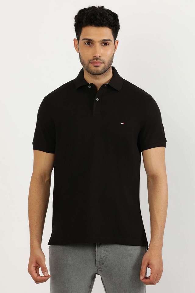 Solid-Cotton-Polo-Men-s-T-Shirt