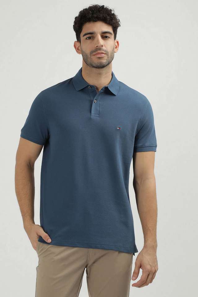 Solid-Cotton-Polo-Men-s-T-Shirt