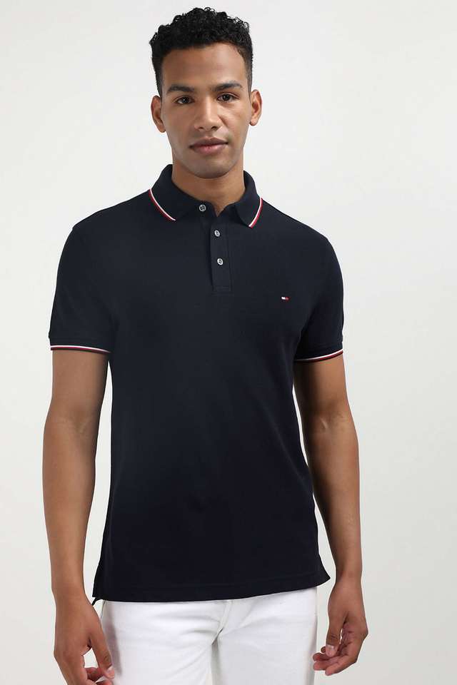 Solid-Cotton-Polo-Men-s-T-Shirt