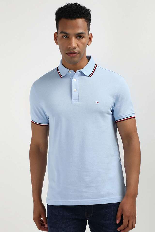 Solid-Cotton-Polo-Men-s-T-Shirt