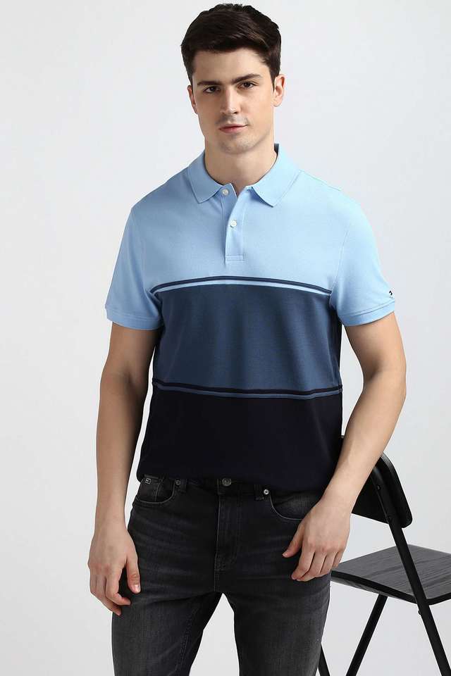 Solid-Cotton-Regular-Fit-Men-Polo-T-Shirt