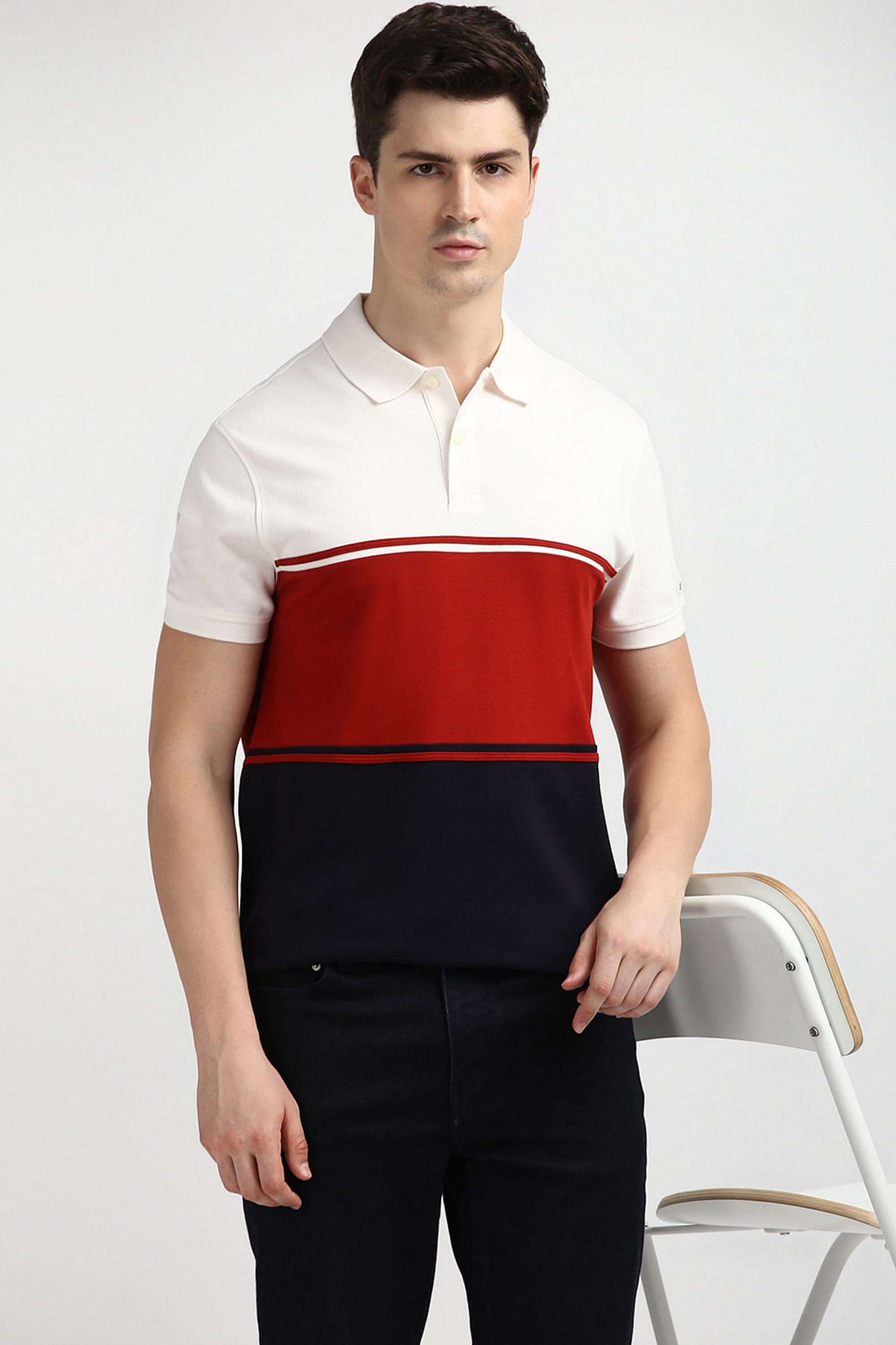 Solid-Cotton-Polo-Men-s-T-Shirt