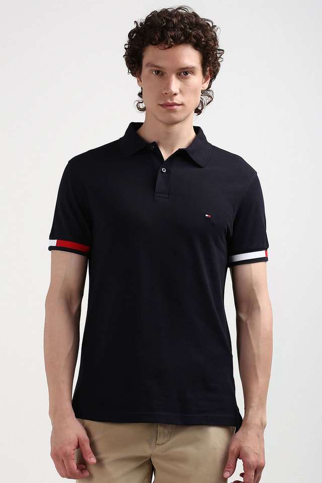 Solid-Cotton-Polo-Men-s-T-Shirt