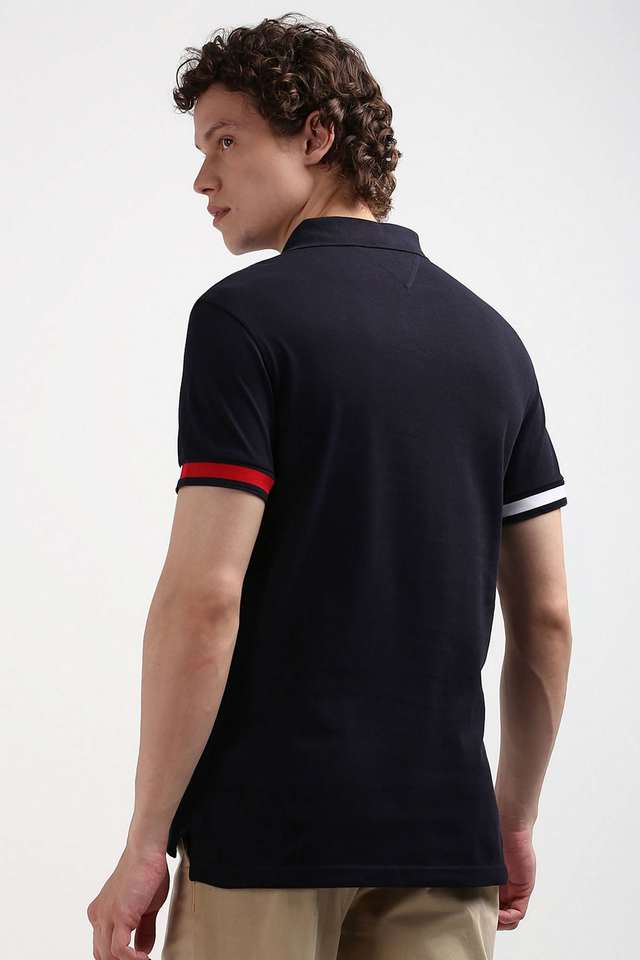 Solid-Cotton-Polo-Men-s-T-Shirt