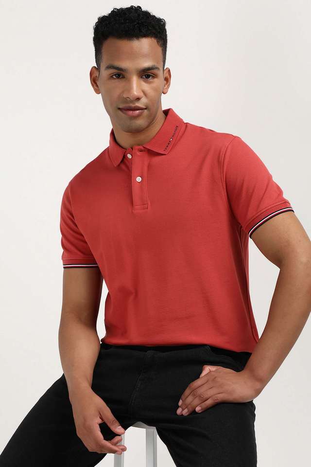 Solid-Cotton-Regular-Fit-Men-Polo-T-Shirt