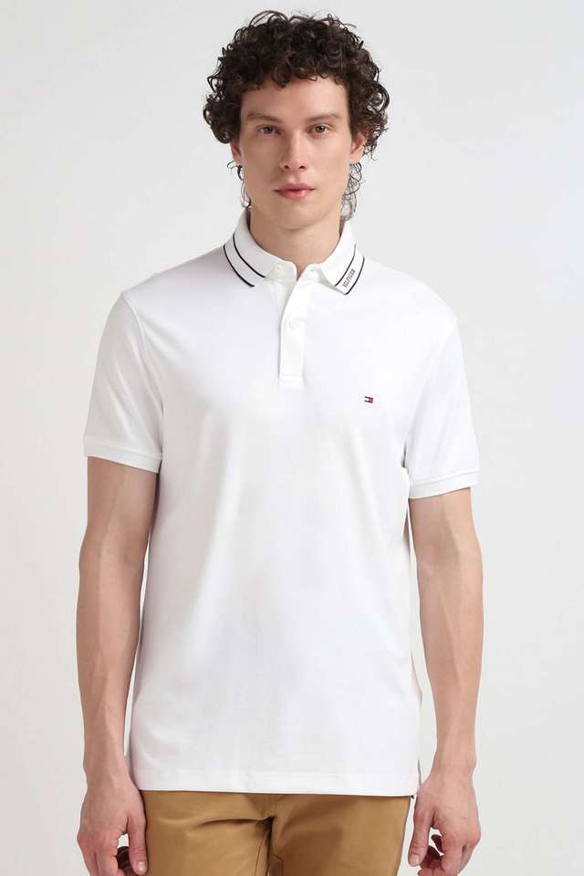 Solid-Cotton-Regular-Fit-Men-Polo-T-Shirt
