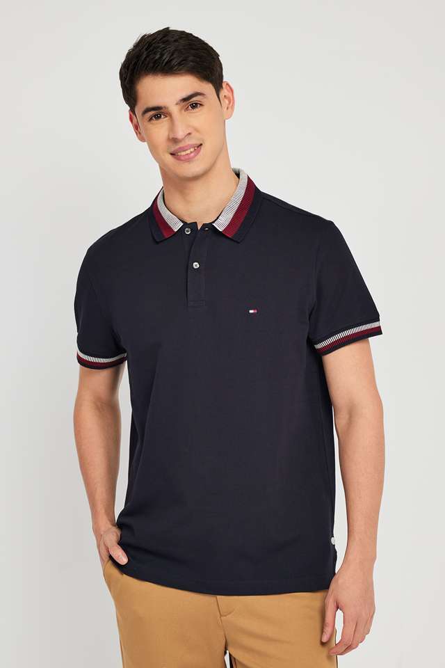 Solid-Cotton-Polo-Men-s-T-Shirt