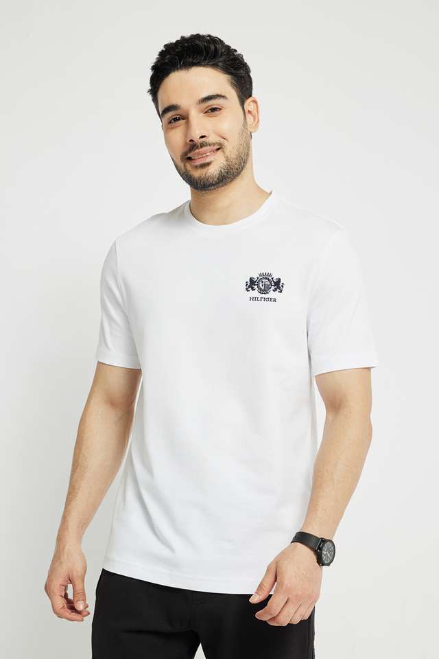 Solid-Cotton-Round-Neck-Men-s-T-Shirt