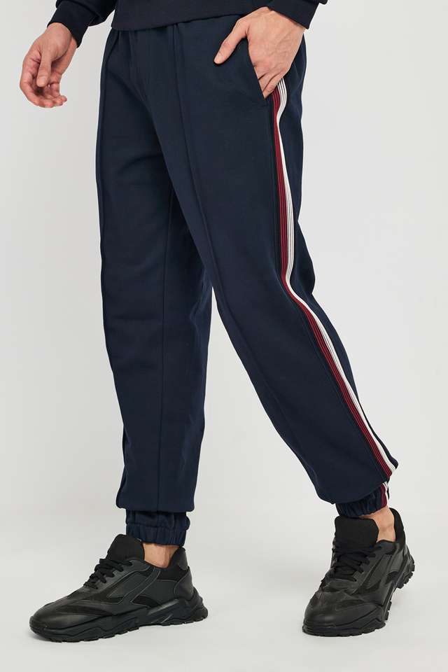 Solid-Cotton-Regular-Fit-Men-s-Track-Pants