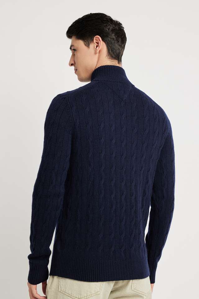 Solid-Blended-Fabric-Regular-Fit-Men-s-Casual-Jacket