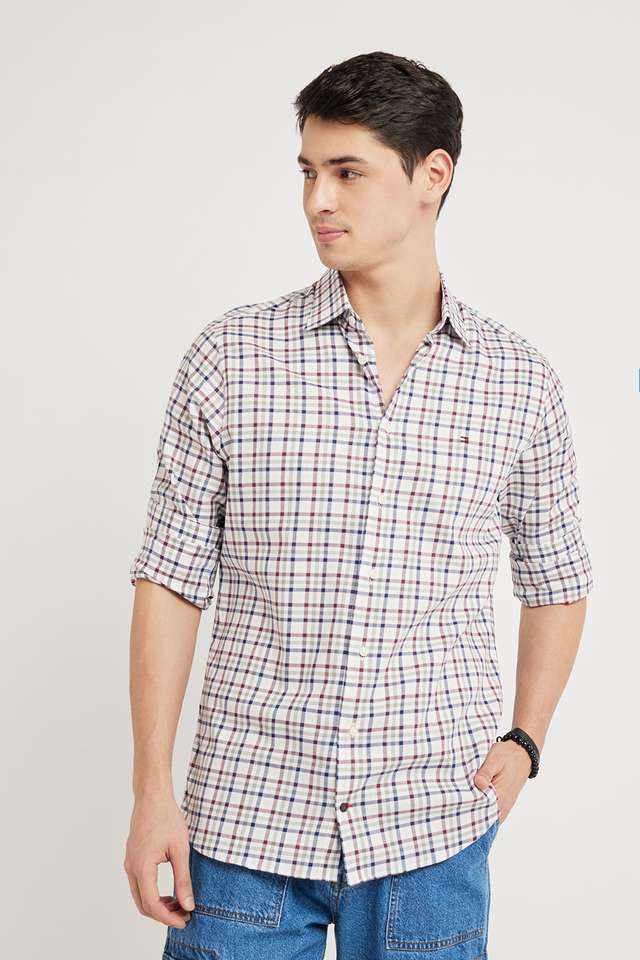 Checks-Cotton-Regular-Fit-Men-s-Casual-Wear-Shirt