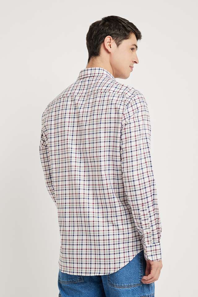 Checks-Cotton-Regular-Fit-Men-s-Casual-Wear-Shirt