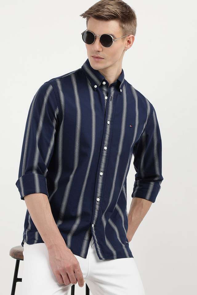 Stripes-Cotton-Regular-Fit-Men-s-Casual-Shirt