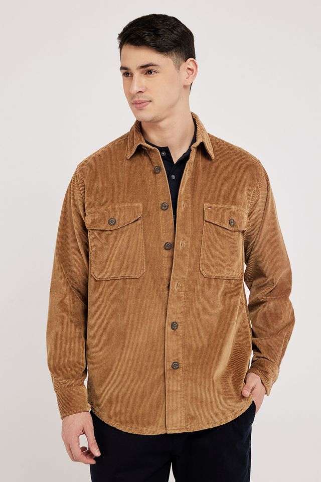 Solid-Cotton-Regular-Fit-Men-s-Casual-Shirt