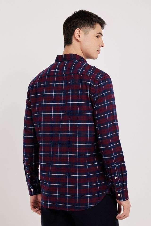 Checks-Cotton-Regular-Fit-Men-s-Casual-Shirt