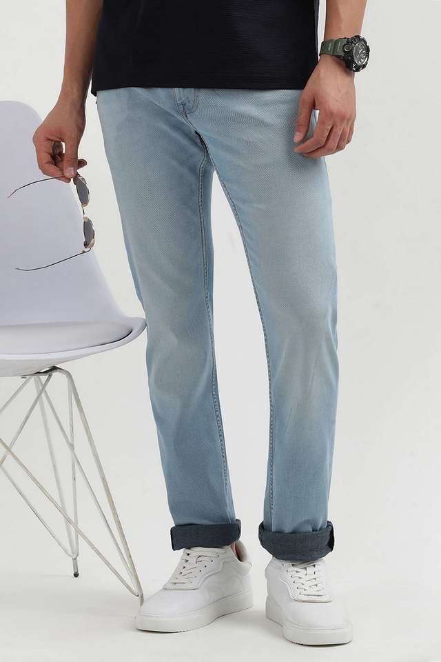 Light-Wash-Cotton-Regular-Fit-Men-s-Jeans