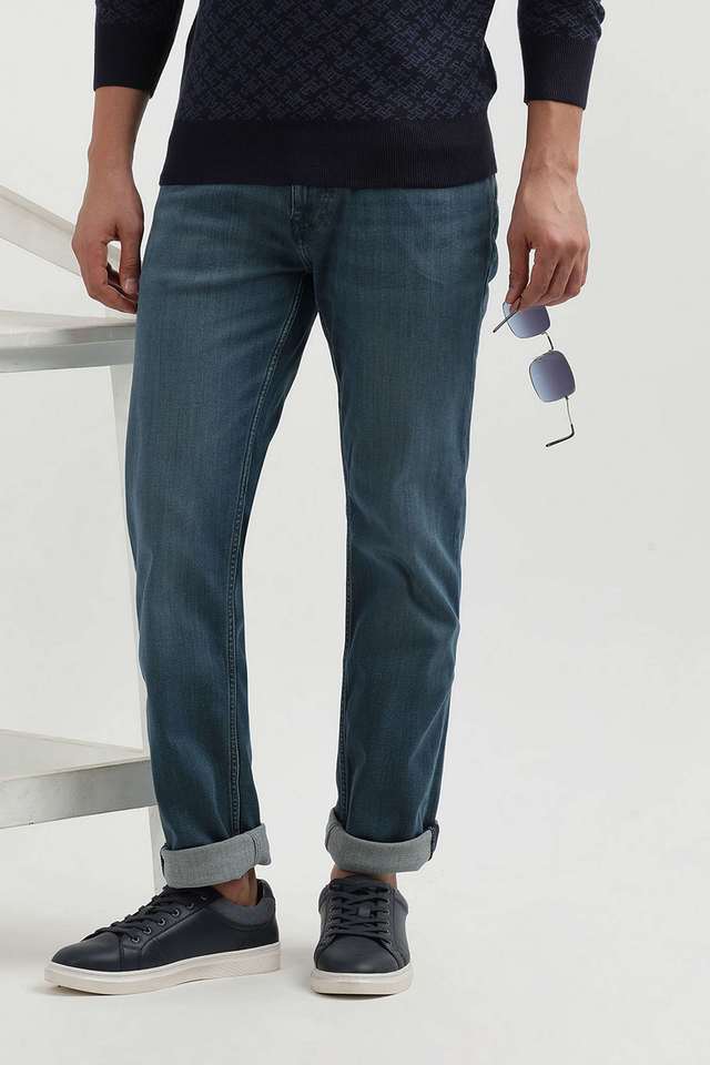 Light-Wash-Cotton-Regular-Fit-Men-s-Jeans