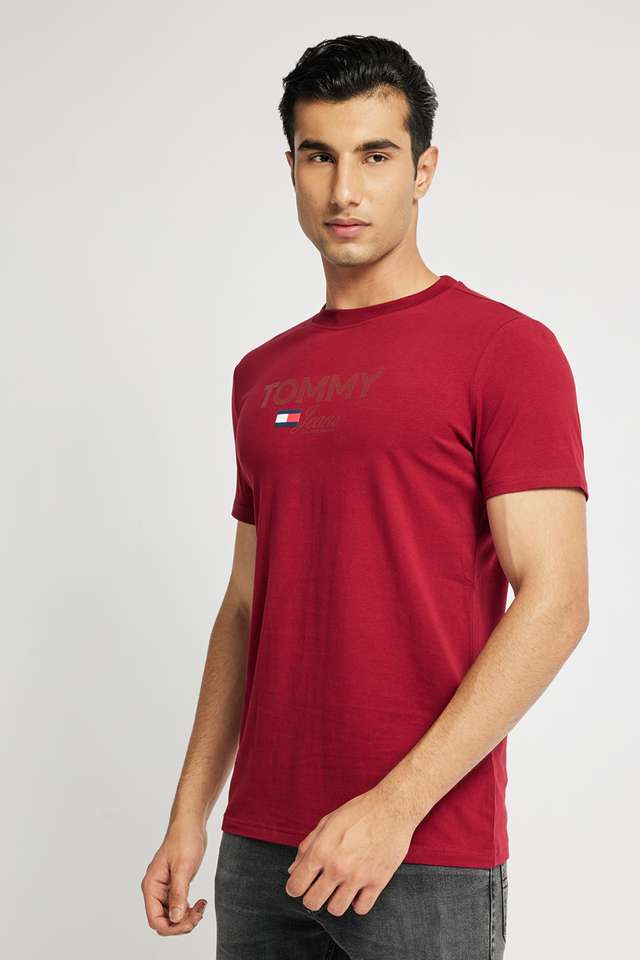 Solid-Cotton-Round-Neck-Men-s-T-Shirt