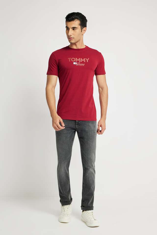 Solid-Cotton-Round-Neck-Men-s-T-Shirt