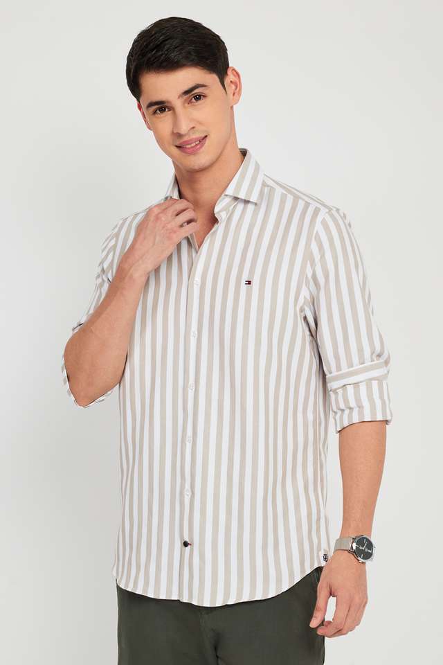 Stripes-Cotton-Regular-Fit-Men-s-Casual-Wear-Shirt