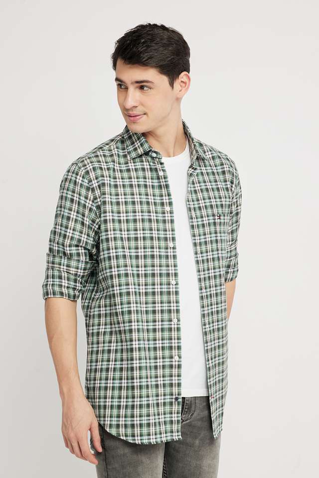 Checks-Cotton-Regular-Fit-Men-s-Casual-Wear-Shirt