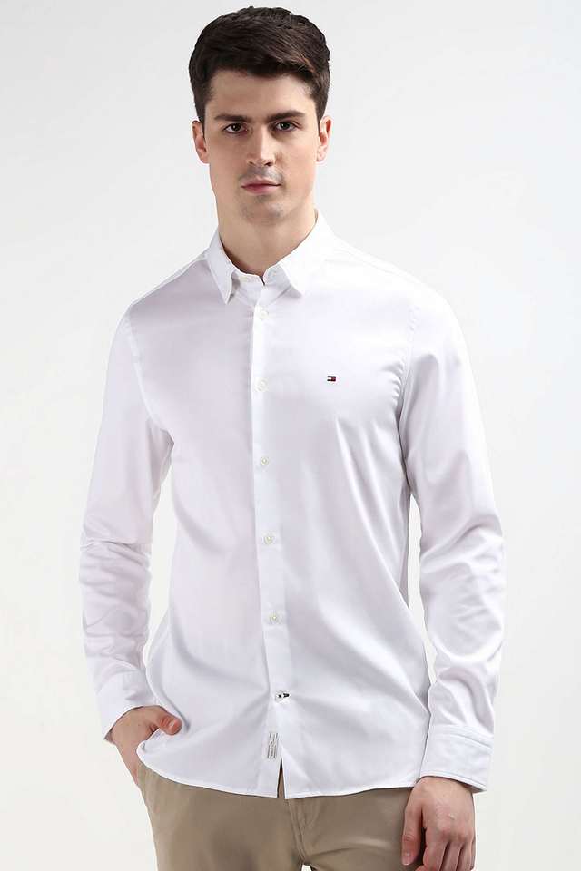 Solid-Cotton-Regular-Fit-Men-s-Casual-Shirt