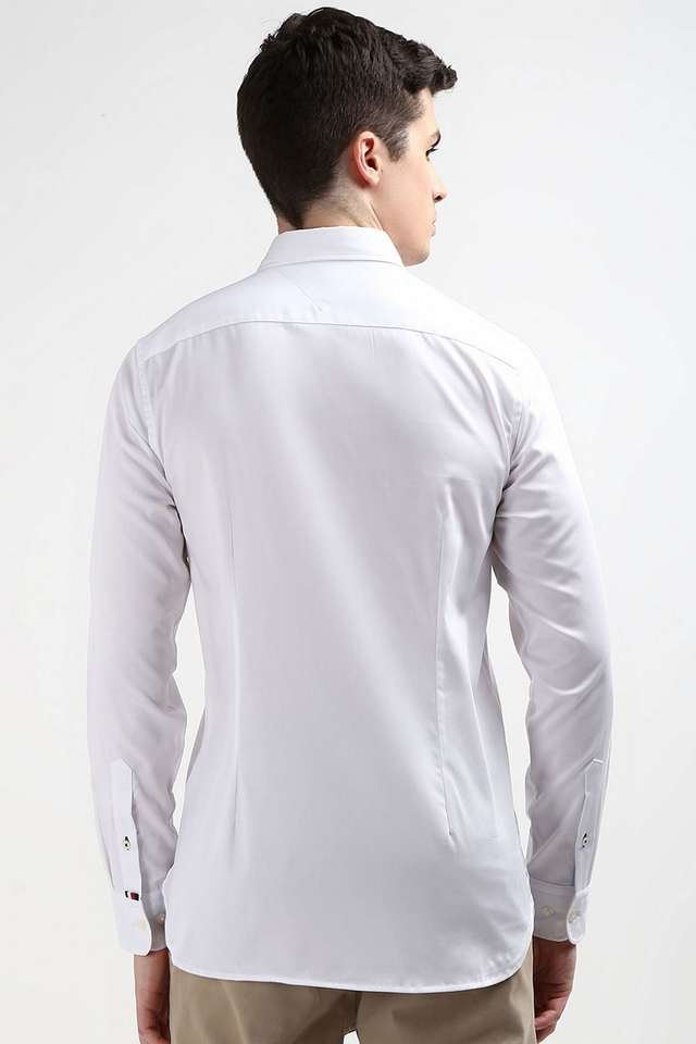 Solid-Cotton-Regular-Fit-Men-s-Casual-Shirt