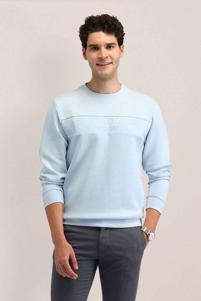 Solid-Cotton-Regular-Fit-Men-s-Sweatshirt