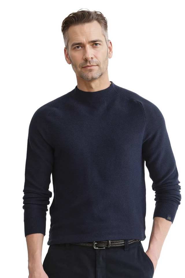 Solid-Blended-Fabric-Round-Neck-Men-s-Sweater