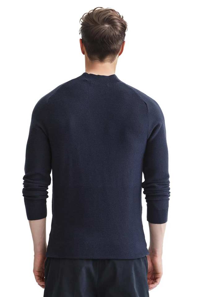 Solid-Blended-Fabric-Round-Neck-Men-s-Sweater