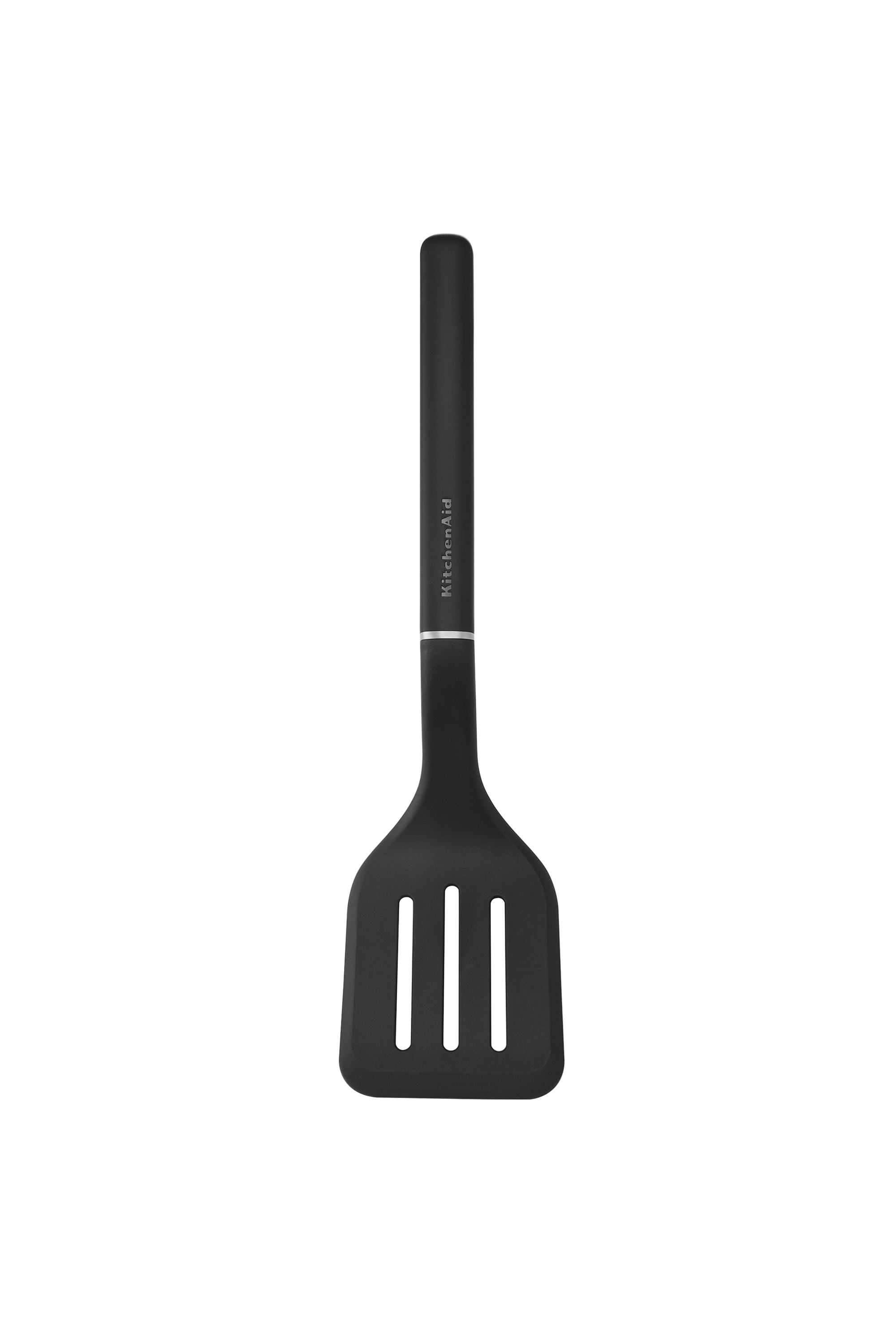 Premium-Onyx-Black-Slotted-Turner-|-Heat-Resistant-Nylon-Spatula -Non-Stick-&-Dishwasher-Safe