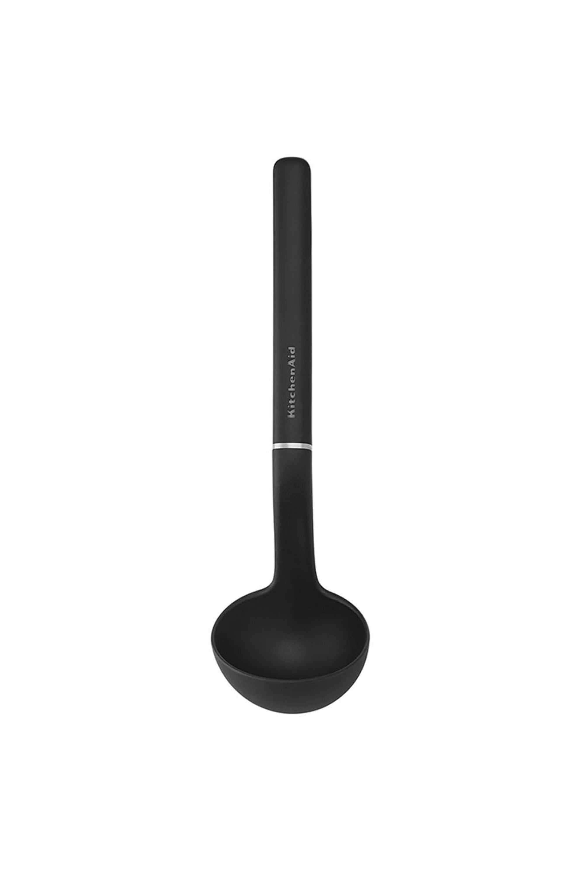 Premium-Onyx-Black-Ladle-|-Stainless-Steel-Soup-&-Gravy-Ladle -Heat-Resistant-&-Dishwasher-Safe