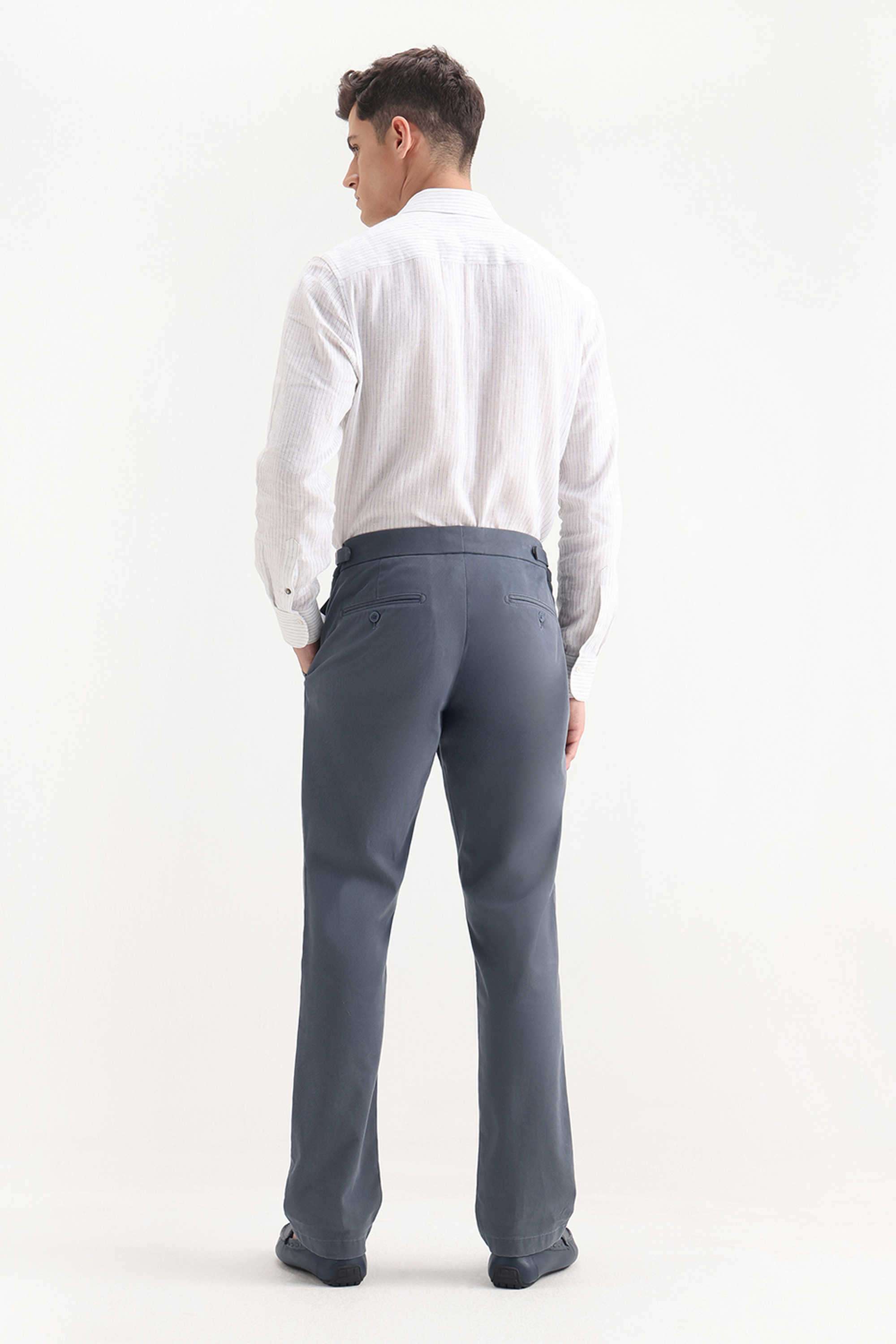 Solid-Cotton-Regular-Fit-Men-s-Casual-Trousers