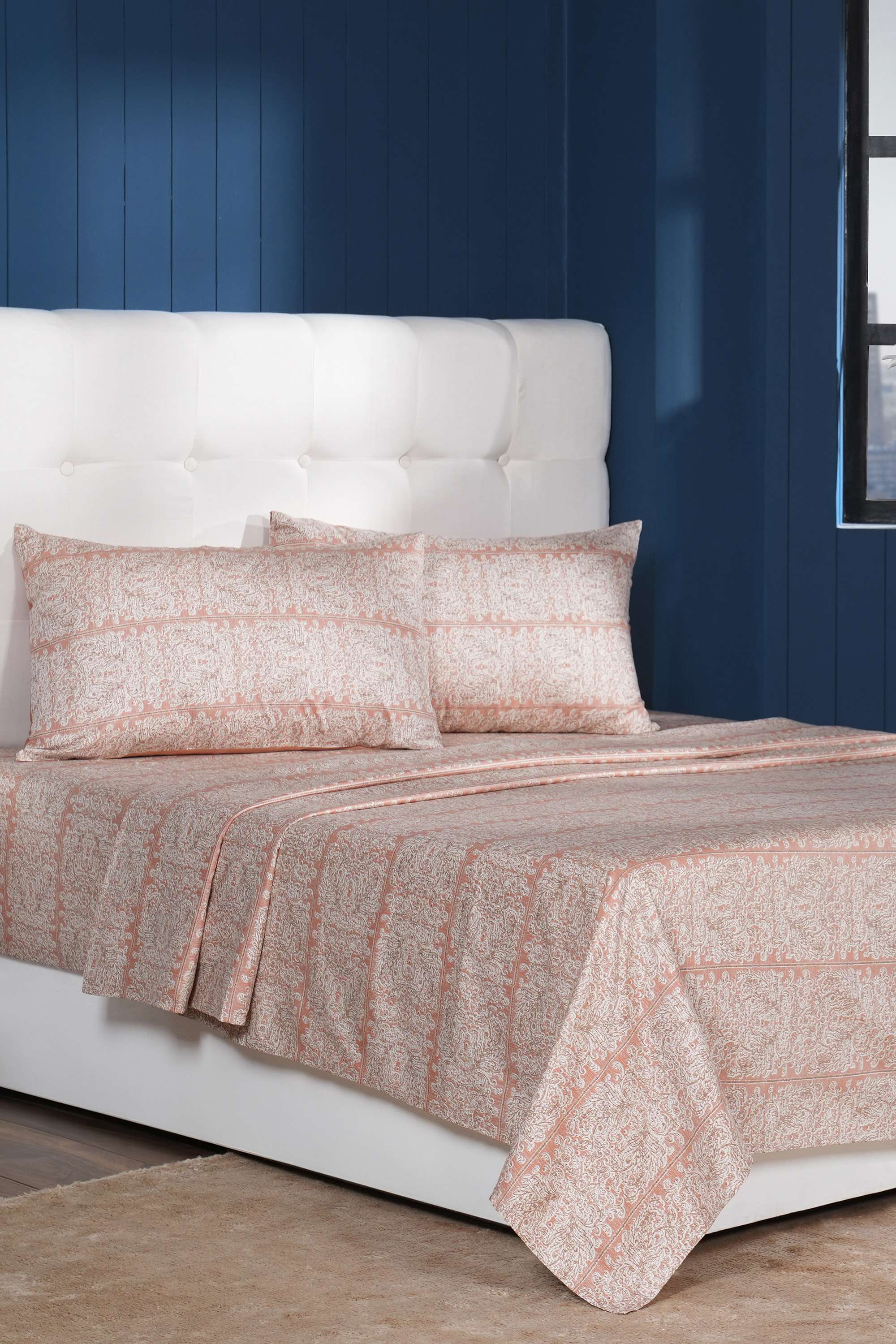 100--Cotton-Printed-King-Size-Bedsheet-with-2-Pillow-Case---400-TC